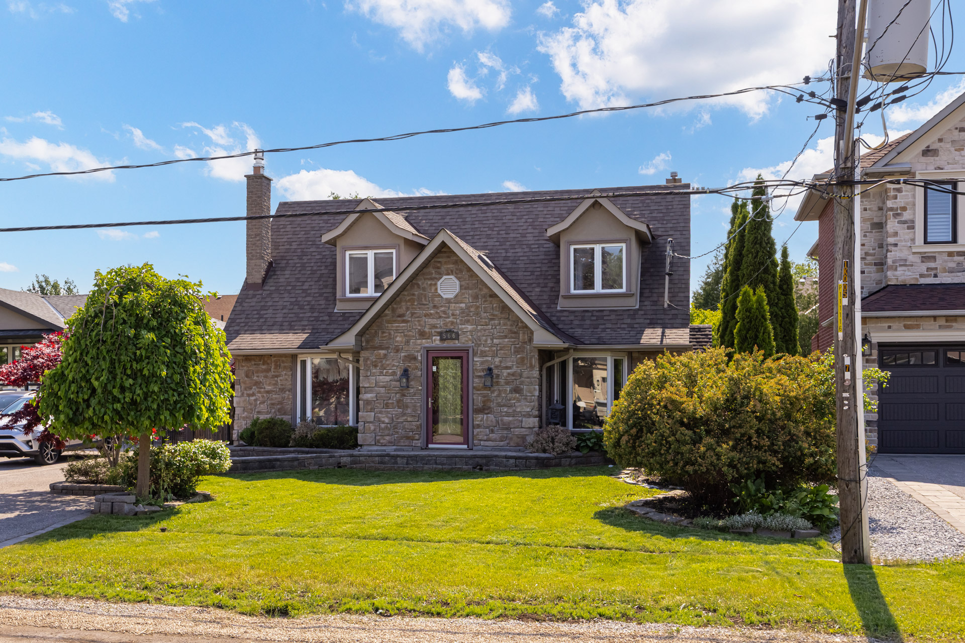 566 Rougemount Drive from the street